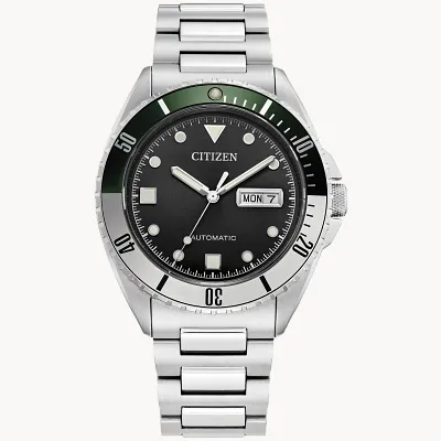 Black Croc-Embossed Leather Strap Dial 59-009VJ-05 | CITIZEN Black Croc-Embossed Leather Strap Dial 59-009VJ-05 | CITIZEN